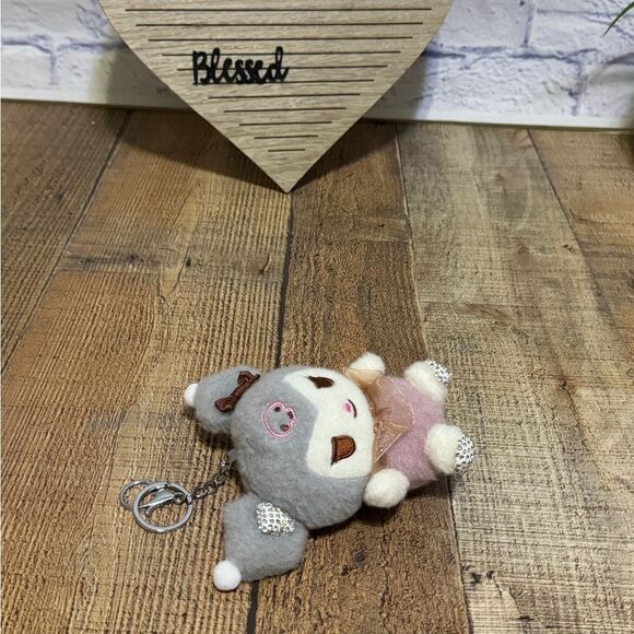 KUROMI key chain Plush doll  new - Picture 6 of 6
